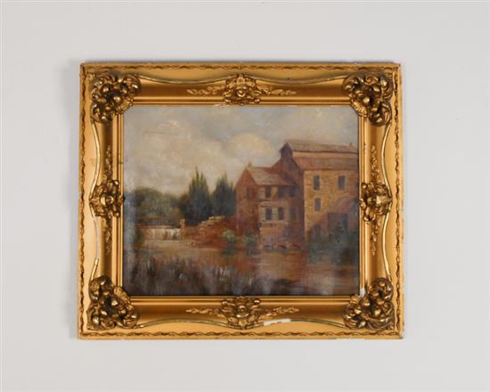 Appraisal: Unknown Artist L th E th C A Stone Mill