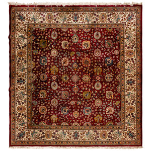 Appraisal: A Tabriz Wool Rug Circa feet x feet inch