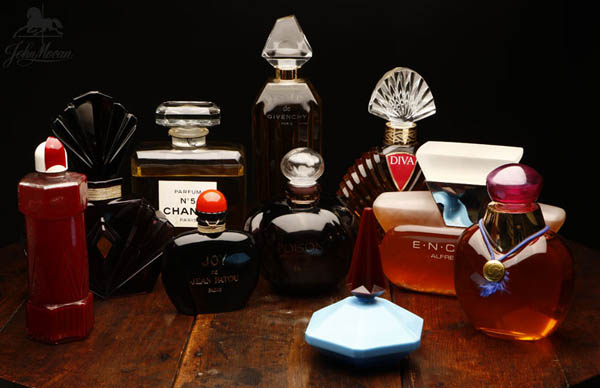 Appraisal: Group ten vintage perfume factices sales displays Group ten vintage