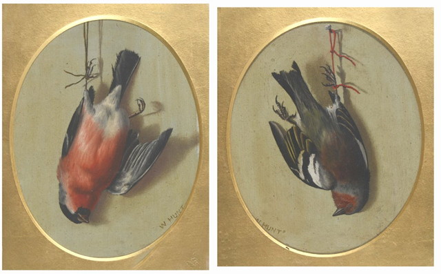 Appraisal: WILLIAM HENRY HUNT - A dead bullfinch and a dead