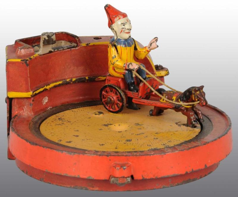 Appraisal: Cast Iron Circus Mechanical Bank Description Manufactured by Shepard Hardware