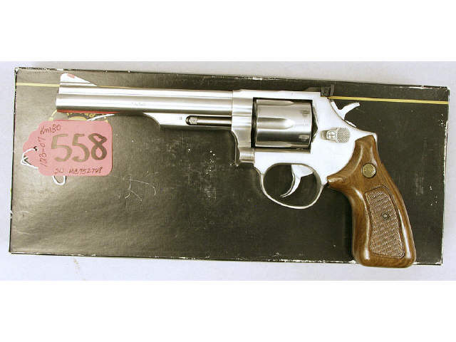 Appraisal: Taurus Magnum cal sn MC Stainless steel Red Ramp front