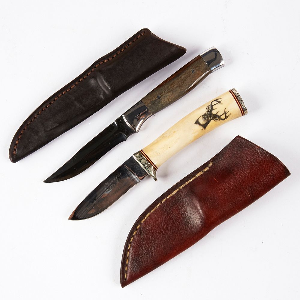 Appraisal: Grp Custom Knives - Hebeisen Fuchs Kudlas Fields Group of