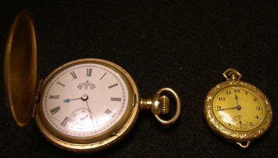 Appraisal: WATCH K lady's Elgin pocket watch not running weighing approximately