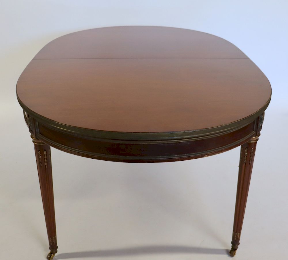 Appraisal: Fine Quality Louis Philippe Style Bronze Mounted Table In The