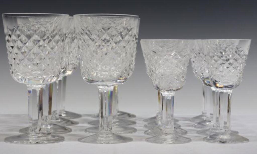 Appraisal: lot of Waterford cut crystal stemware in the Alana pattern