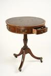 Appraisal: DRUM TABLE - English Regency period drum table Round top