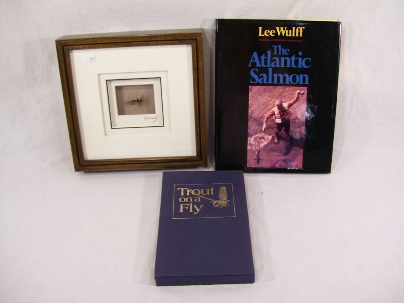 Appraisal: Books Framed Fly by Lee Wulff Includes Trout on a