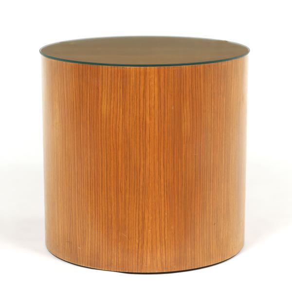 Appraisal: MILO BAUGHMAN FOR THAYER COGGIN SIDE TABLE x Mid-century modern