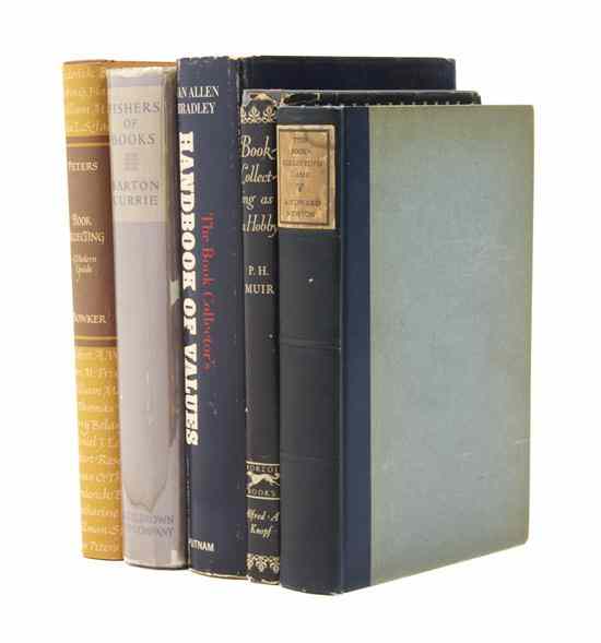 Appraisal: BOOKS ABOUT BOOKS A group of books about books and