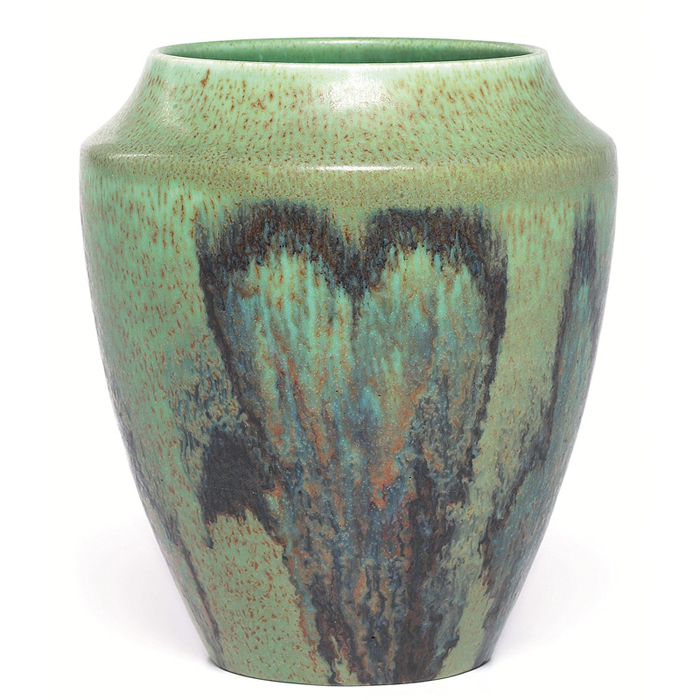 Appraisal: Rookwood vase shouldered form in a matt glaze with a