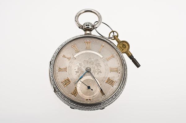 Appraisal: SILVER POCKET WATCH BY JOHN FORREST LONDON English ca A