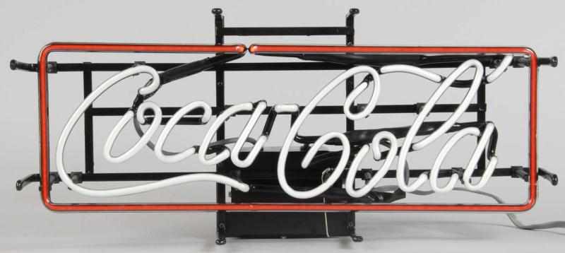 Appraisal: Coca-Cola Neon Sign Description s to s Made to sit