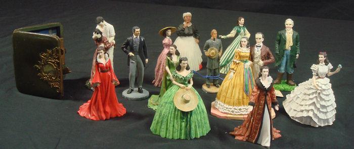 Appraisal: Gone with the Wind Figures some Franklin Mint inches tall