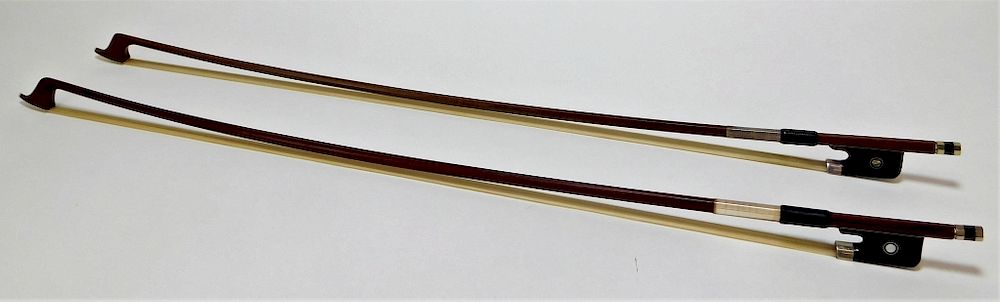 Appraisal: American Full Size Horse Hair Cello Bows United States th