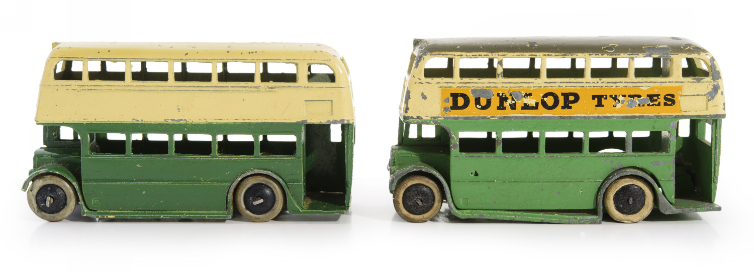 Appraisal: X DINKY C DUNLOP BUSES ONE WITH GREY ROOF BOTH