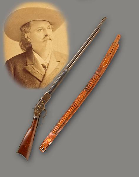 Appraisal: A modified Winchester Model lever action rifle attributed to Col