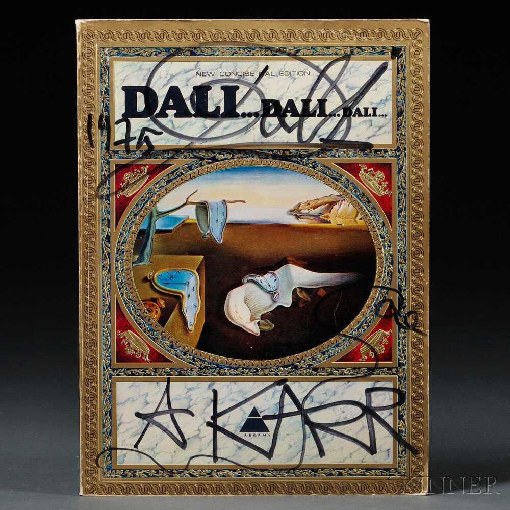 Appraisal: Dali Salvador - Dali Dali Dali Signed Copy Text by