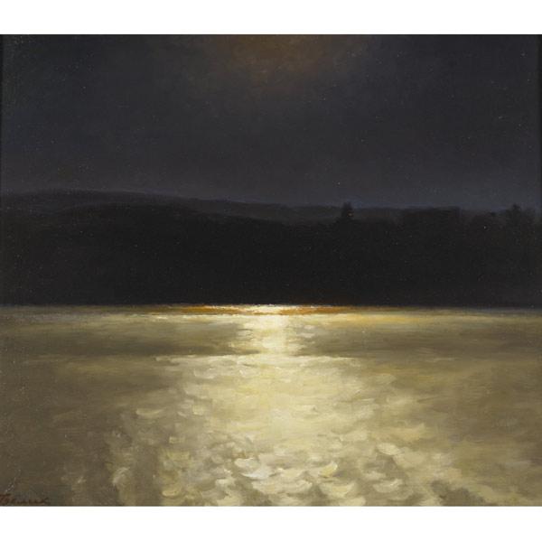 Appraisal: SERGEI BELIK Ukrainian b Sea at Night oil on canvas