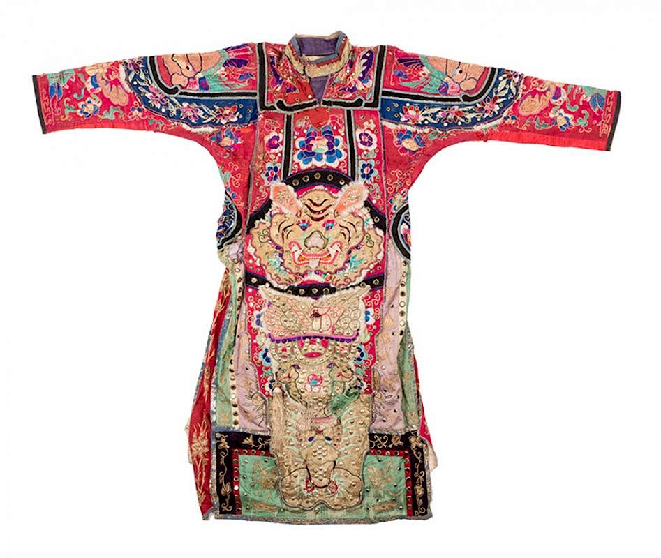 Appraisal: Virgil s Chinese Lion Costume Robe Virgil Virgil Harris Mulkey