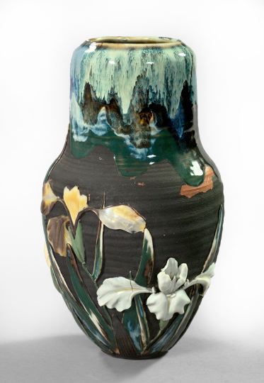 Appraisal: Japanese Meiji Sumida Ware Vase fourth quarter th century with