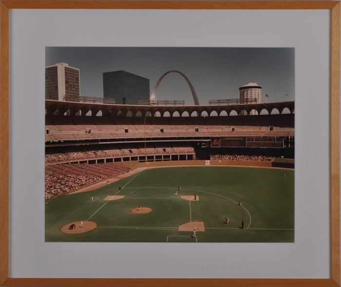 Appraisal: JOEL MEYEROWITZ b ST LOUIS AND THE ARCH Ektacolor print