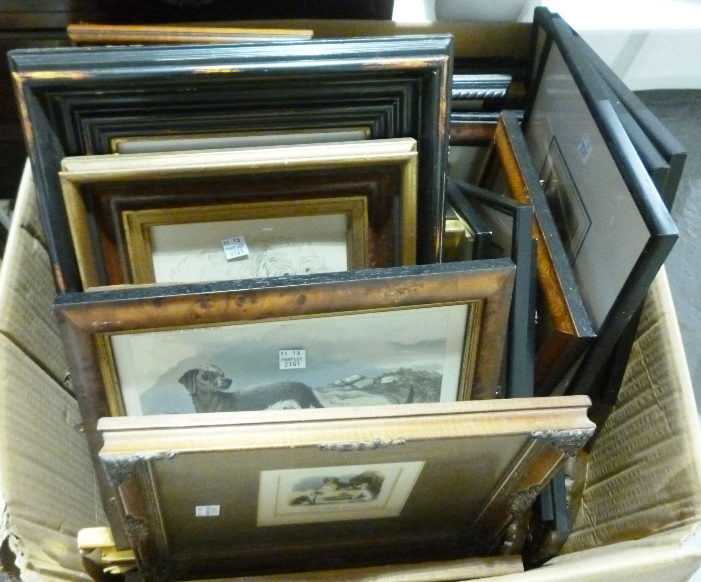 Appraisal: A large quantity of assorted pictures prints and engravings of