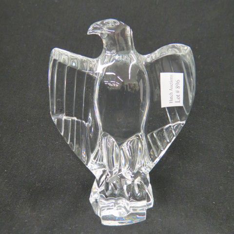 Appraisal: Baccarat Crystal Figurine of an Eagle tall signed excellent with