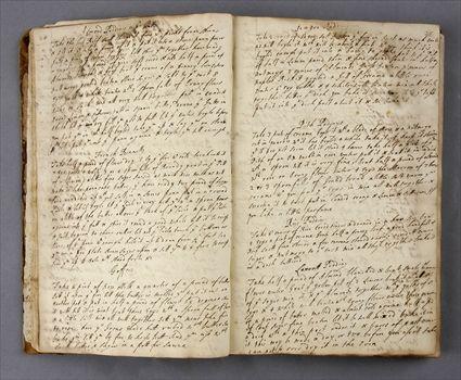 Appraisal: COOKERY MANUSCRIPT TO CIRCA English pages of recipes including Calves