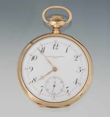 Appraisal: A Vacheron Constantine Gold Open Face Pocket Watch k yellow