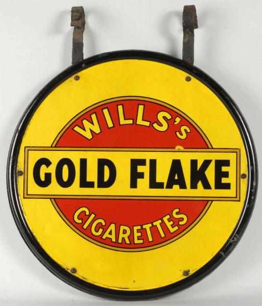 Appraisal: Porcelain Will's Gold Flake Cigarettes Sign Description Nice heavy two