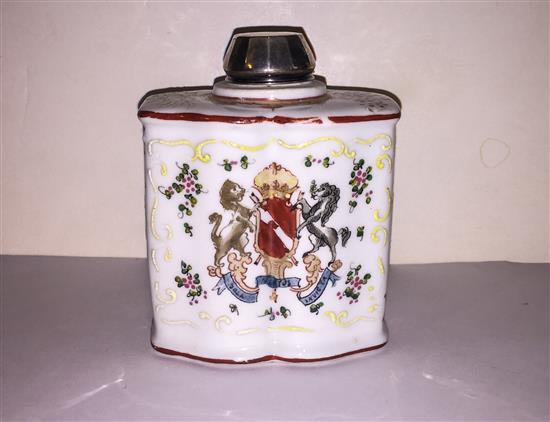 Appraisal: Sale Lot A Samson Porcelain Tea Caddy th century decorated