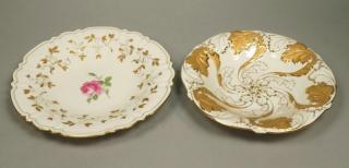 Appraisal: pc MEISSEN Germany Gilt Porcelain Bowls bowl with decorative gold