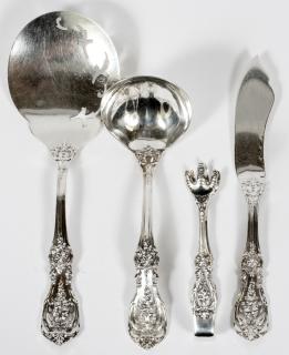 Appraisal: REED AND BARTON STERLING FRANCIS I SERVING PIECES REED AND