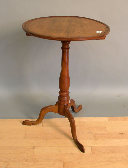 Appraisal: Fruitwood candlestand th c h l