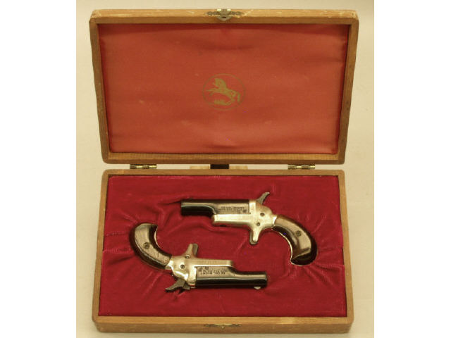 Appraisal: Colt Derringers short D D pair in original Colt case