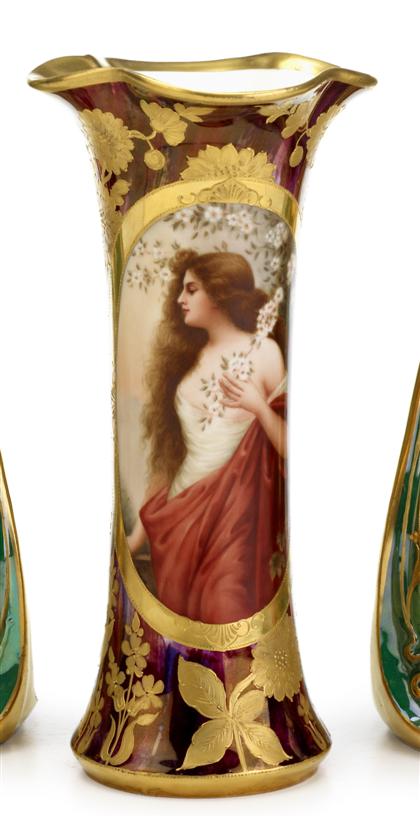 Appraisal: Royal Vienna porcelain vase late th early th century