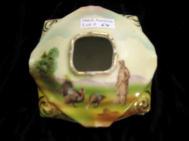 Appraisal: Royal Bayreuth Porcelain Hair Reviever turkey hunter decor