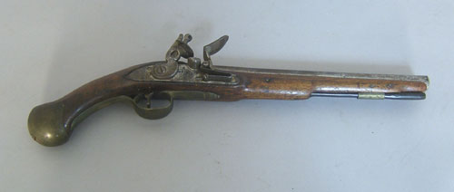 Appraisal: Tower flintlock pistol the barrel stamped GR V with a