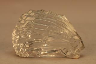 Appraisal: Baccarat Crystal Porcupine Art Deco Paperweight Marked on base Height