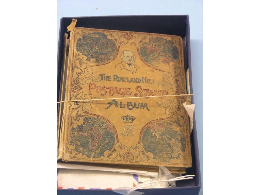 Appraisal: The Rowland Hill Postage Stamp Album containing stamps and other