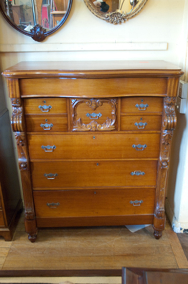 Appraisal: LARGE CEDAR EDWARDIAN EIGHT DRAWER CHEST