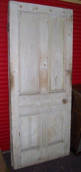 Appraisal: A pair of pine panel doors