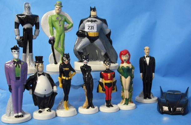 Appraisal: A Set of Wade Batman Figures produced for DC Comics