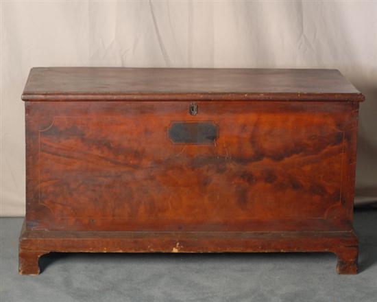 Appraisal: A th C New Jersey Blanket Chest in Grain Paint