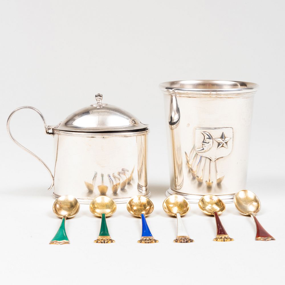 Appraisal: Group of Silver Table Wares The American comprising Each marked