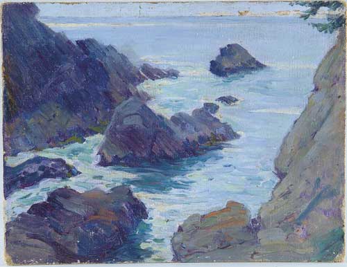 Appraisal: ABRAHAM JACOBI BOGDANOVE American - MONHEGAN ISLAND MAINE Unframed oil