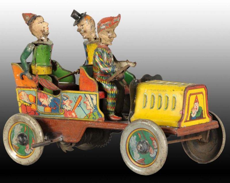 Appraisal: German Tin Wind-Up Hans Eberl Ta-ra-ra-bum Car Description Wind-up working