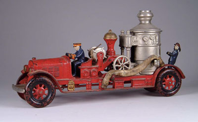 Appraisal: KENTON LARGE C I FIRETRUCK Unusual size truck shows original