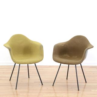 Appraisal: Pair Charles and Ray Eames DAX- s chairs Circa manufactured